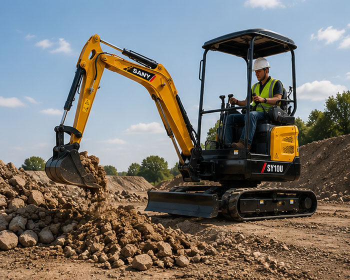 Wall Breaking Chisel Micro Digger Hire Castleford - Build Compound